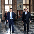 L'arrivo della delegazione cinese della Città di Shenyang a Palazzo Civico