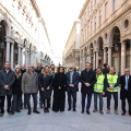 Riaperto il primo tratto della nuova via Roma pedonale
