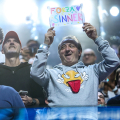 Il tifo per Sinner sugli spalti dell'Inalpi Arena