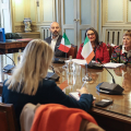 L’assessora alla Cultura Rosanna Purchia incontra una delegazione irlandese in visita istituzionale a Torino