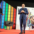 Il Sindaco Lo Russo sul palco insieme ad Enzo Ghigo, presidente del Museo Nazionale del Cinema