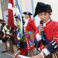 Museo Pietro Micca: Onori ai caduti francesi e ducali con deposizione di omaggio floreale alla lapide che ricorda il sacrificio di Pietro Micca