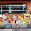 Un murale degli studenti del Passoni arricchisce gli spazi della scuola