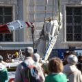 Palazzo Madama, tornano sulla facciata le statue del Buon Governo