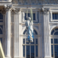 Palazzo Madama, tornano sulla facciata le statue del Buon Governo