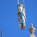 Palazzo Madama, tornano sulla facciata le statue del Buon Governo