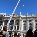 Palazzo Madama, tornano sulla facciata le statue del Buon Governo