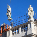 Palazzo Madama, tornano sulla facciata le statue del Buon Governo